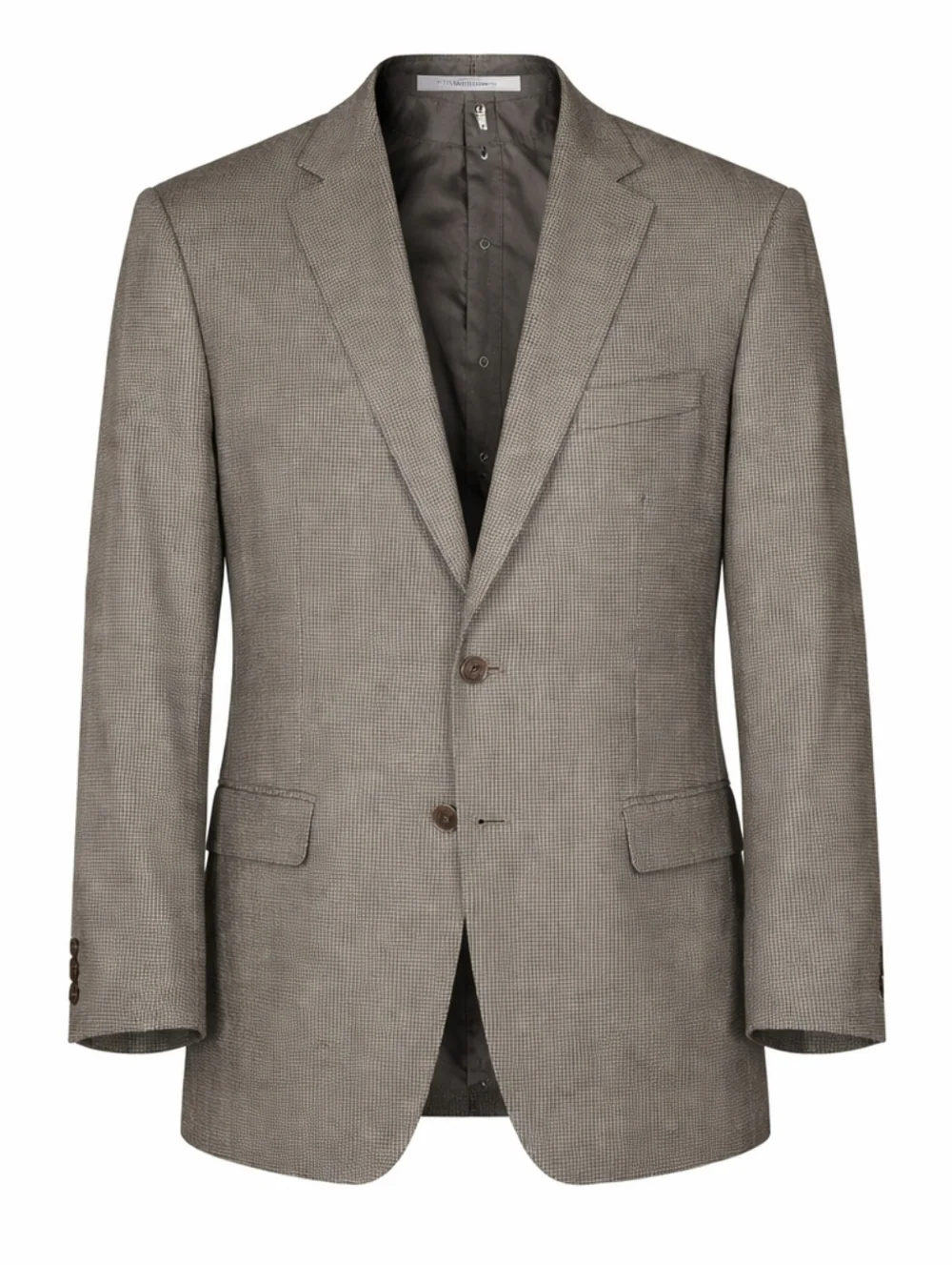 Lauren‎ Ralph Lauren Silk Wool Blazer Jacket 48L Houndstooth Ivy League Luxury